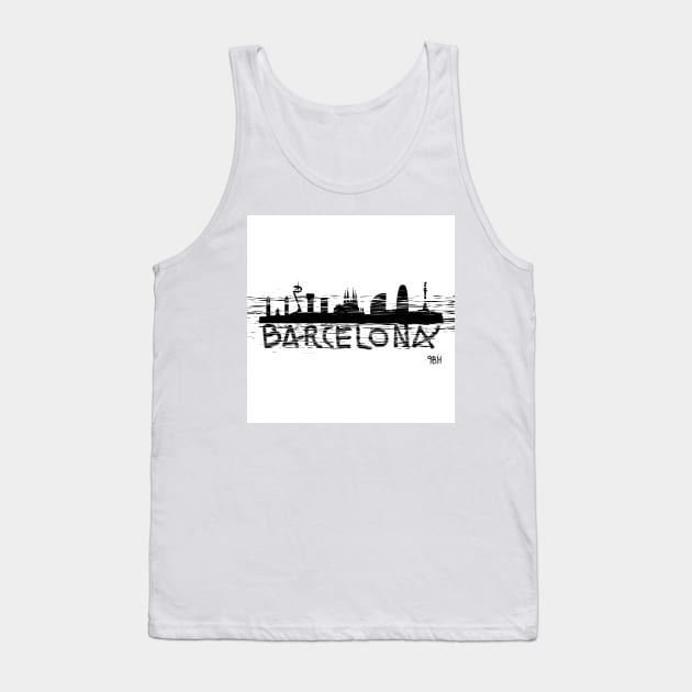 Barcelona - World Cities Series by 9BH Tank Top by JD by BN18 